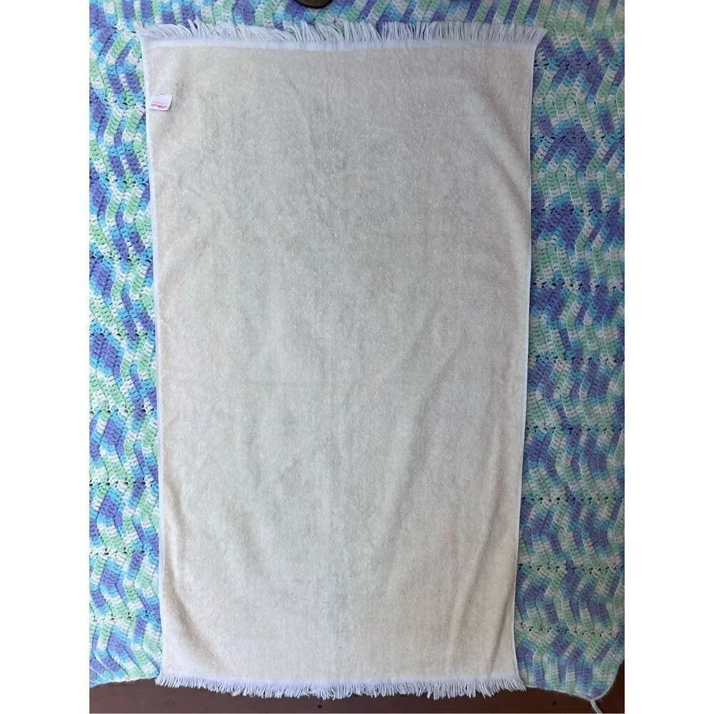 Vintage Bath Towel Set Floral